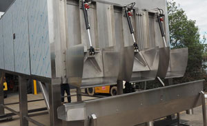 Stainless Steel Ice Slurry Tank & De-Watering Tray
