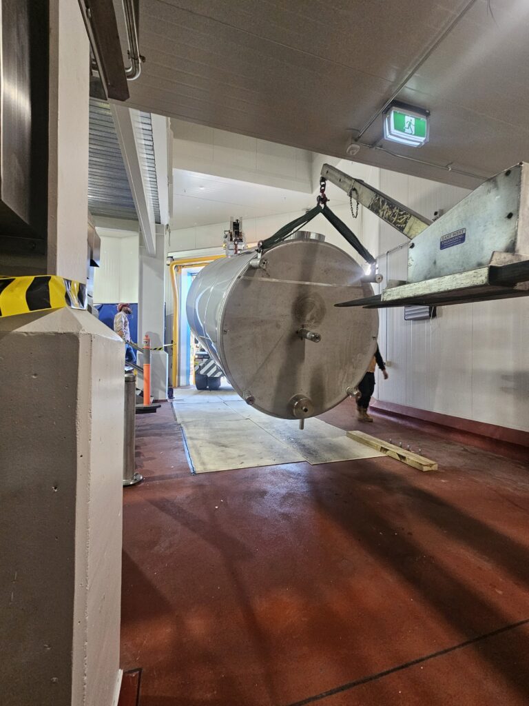 Ageing Tank Installation