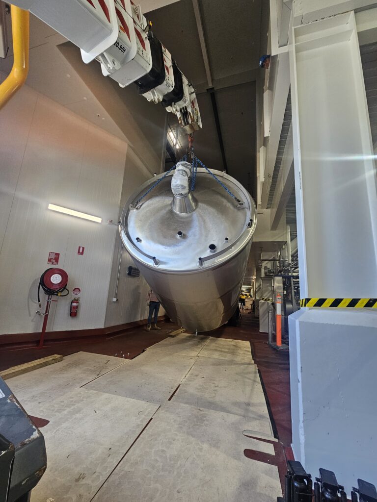 Ageing Tank Installation